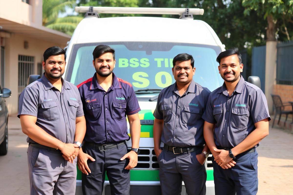 Pest Kill technicians team at the Gurgaon office